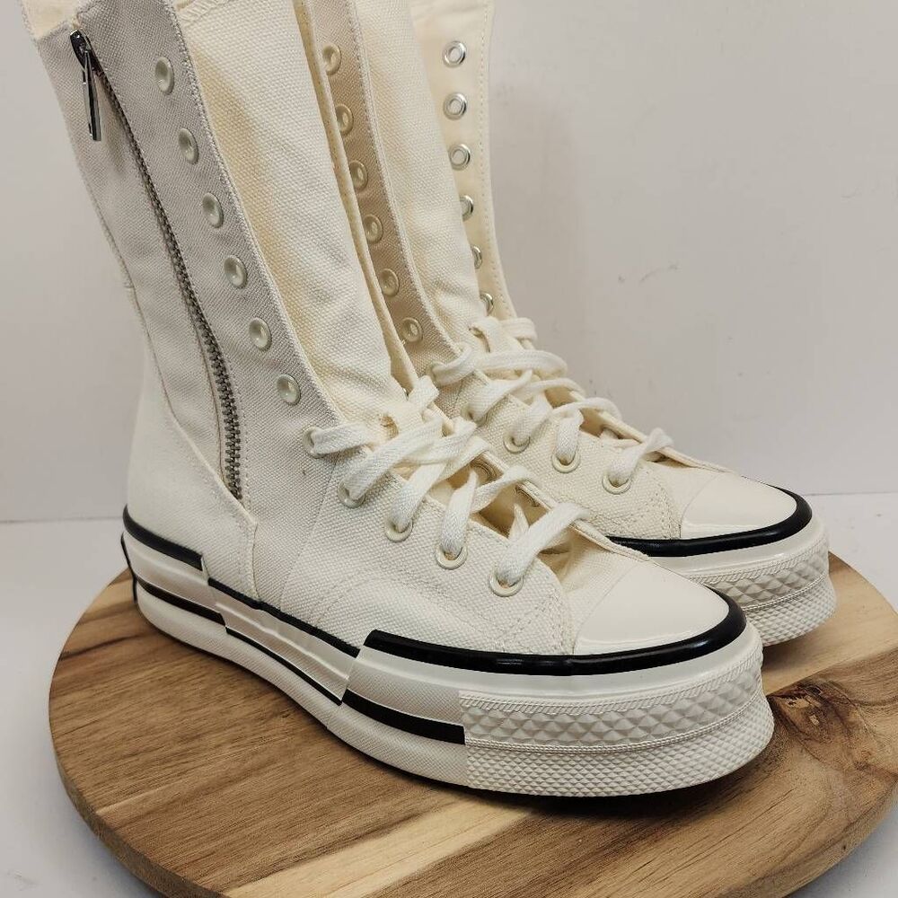 Converse A08261C Chuck 70 Plus Xhigh Women's Sneaker Size 9.5 White - Picture 4 of 14
